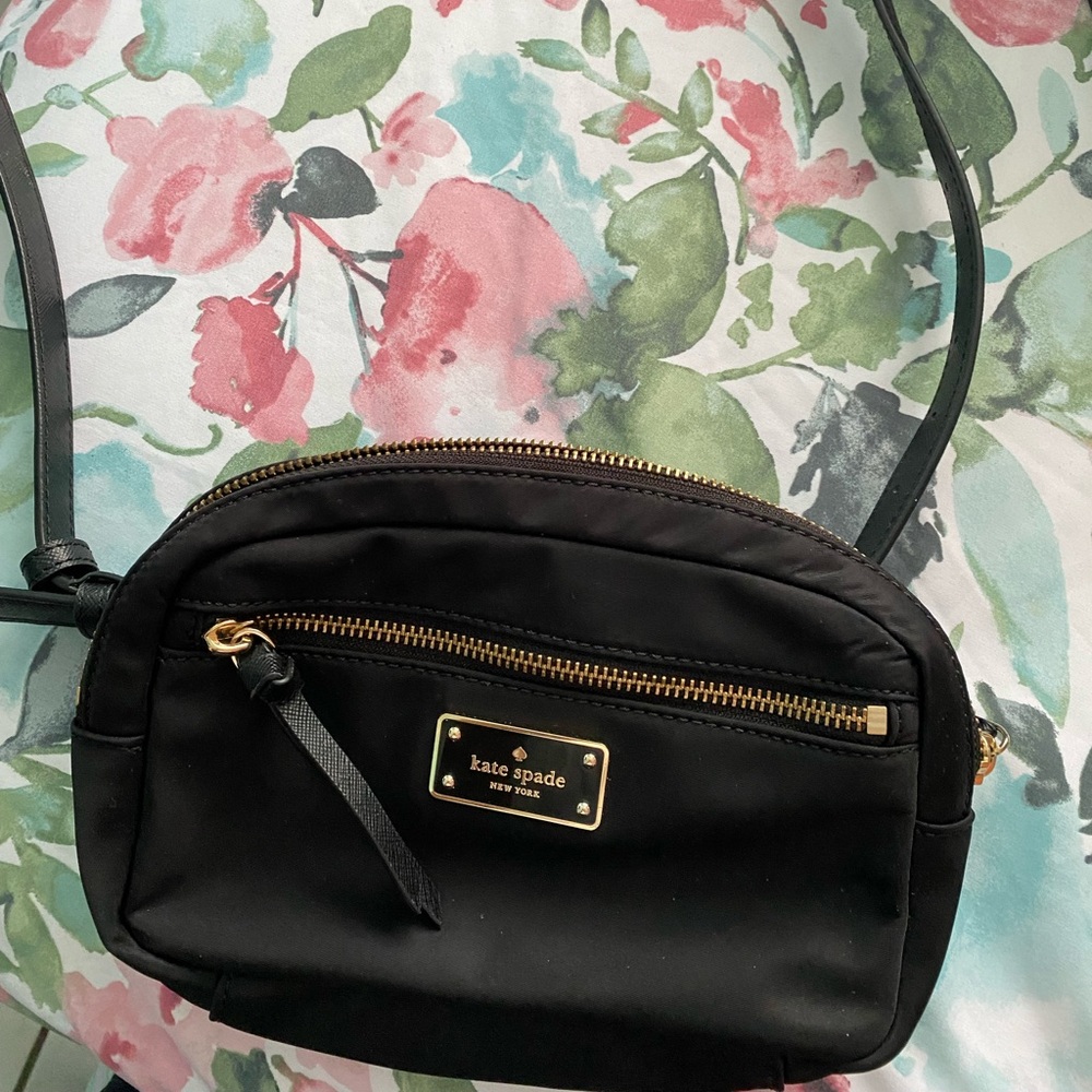 Kate spade black belt bag